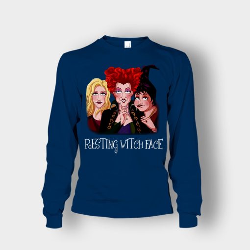 Resting-Witch-Face-Disney-Hocus-Pocus-Inspired-Unisex-Long-Sleeve-Navy
