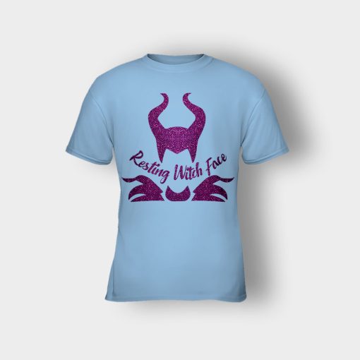 Resting-Witch-Face-Disney-Maleficient-Inspired-Kids-T-Shirt-Light-Blue