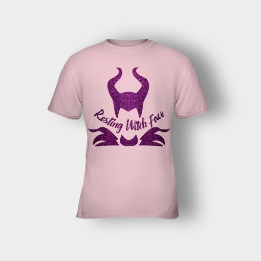 Resting-Witch-Face-Disney-Maleficient-Inspired-Kids-T-Shirt-Light-Pink