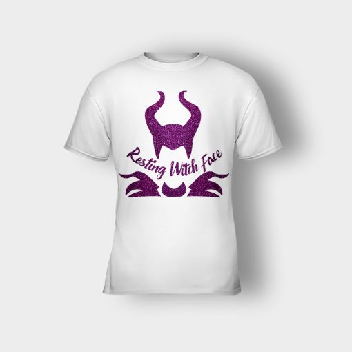 Resting-Witch-Face-Disney-Maleficient-Inspired-Kids-T-Shirt-White