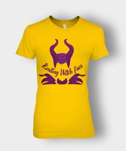 Resting-Witch-Face-Disney-Maleficient-Inspired-Ladies-T-Shirt-Gold