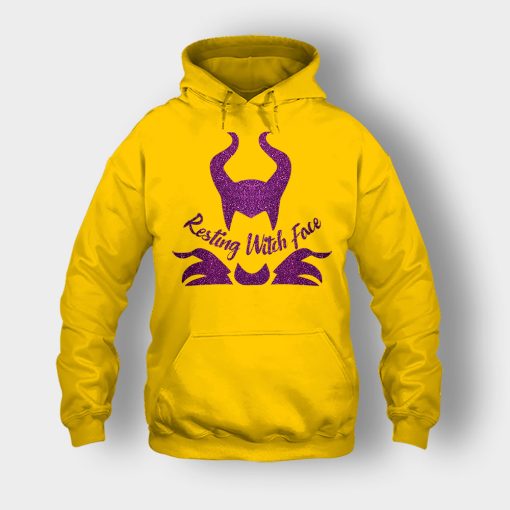 Resting-Witch-Face-Disney-Maleficient-Inspired-Unisex-Hoodie-Gold