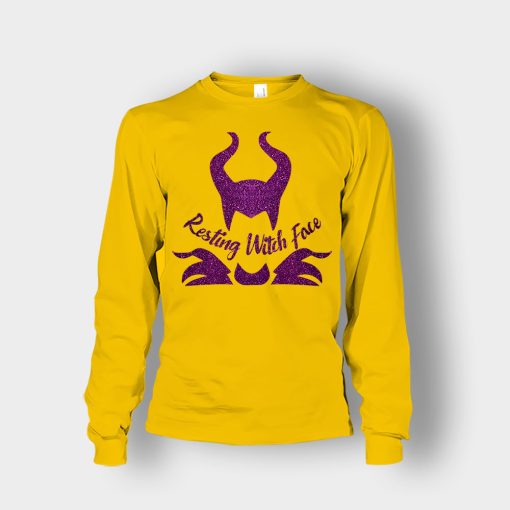 Resting-Witch-Face-Disney-Maleficient-Inspired-Unisex-Long-Sleeve-Gold
