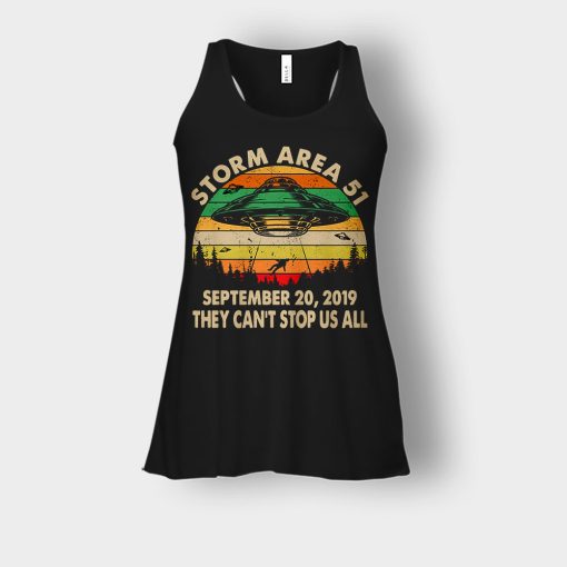 Retro-Sunset-Storm-Area-51-September-20-2019-They-Cant-Stop-Us-All-Bella-Womens-Flowy-Tank-Black