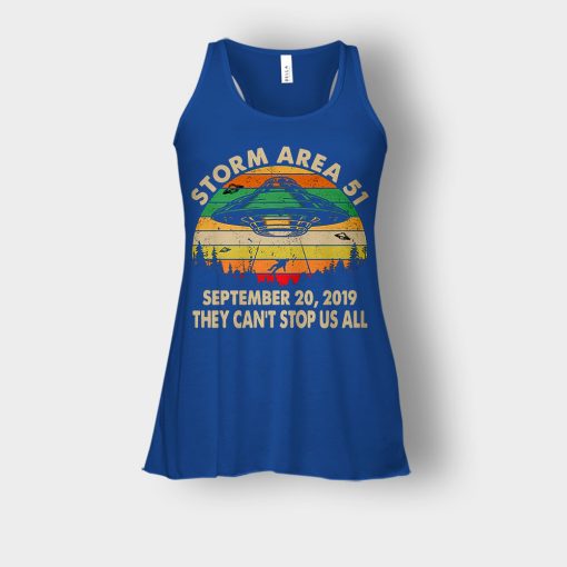 Retro-Sunset-Storm-Area-51-September-20-2019-They-Cant-Stop-Us-All-Bella-Womens-Flowy-Tank-Royal