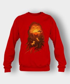 Road-To-The-King-The-Lion-King-Disney-Inspired-Crewneck-Sweatshirt-Red