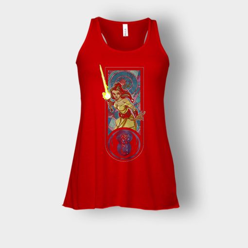 Royal-Master-Belles-Disney-Beauty-And-The-Beast-Bella-Womens-Flowy-Tank-Red