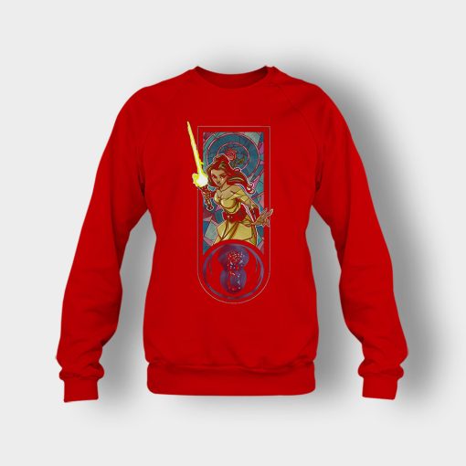 Royal-Master-Belles-Disney-Beauty-And-The-Beast-Crewneck-Sweatshirt-Red