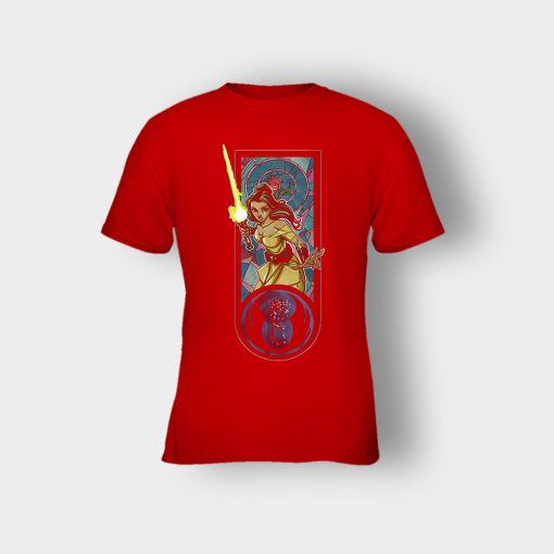 Royal-Master-Belles-Disney-Beauty-And-The-Beast-Kids-T-Shirt-Red