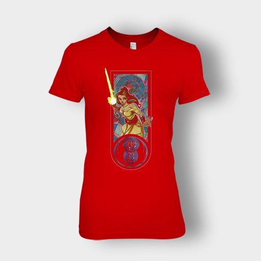 Royal-Master-Belles-Disney-Beauty-And-The-Beast-Ladies-T-Shirt-Red