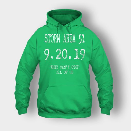 STORM-AREA-51-They-Cant-Stop-All-of-Us-Alien-UFO-Ver.-1-Unisex-Hoodie-Irish-Green