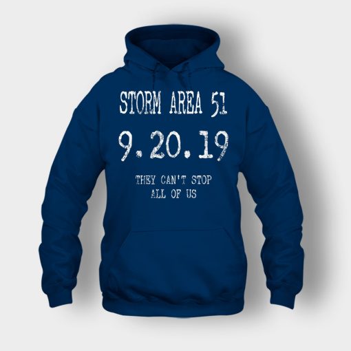 STORM-AREA-51-They-Cant-Stop-All-of-Us-Alien-UFO-Ver.-1-Unisex-Hoodie-Navy
