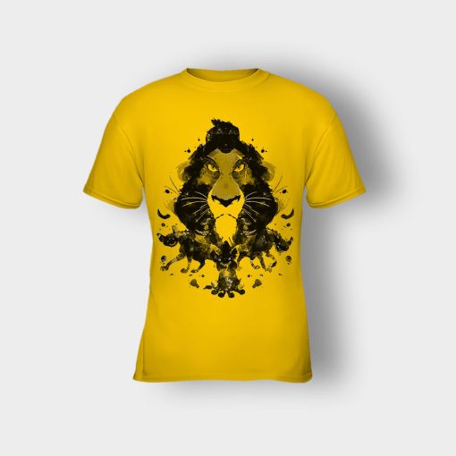 Scar-Ink-The-Lion-King-Disney-Inspired-Kids-T-Shirt-Gold