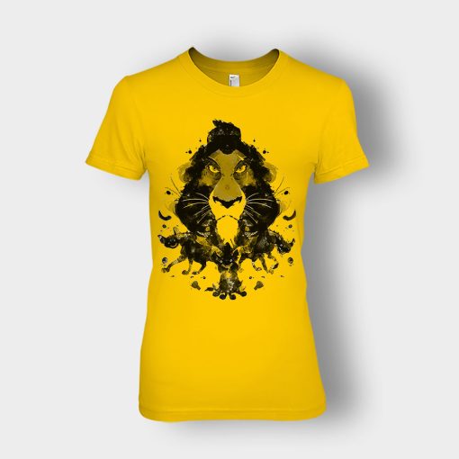 Scar-Ink-The-Lion-King-Disney-Inspired-Ladies-T-Shirt-Gold