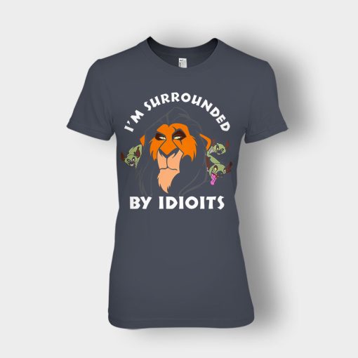 Scar-Surrounded-by-Idiots-The-Lion-King-Disney-Inspired-Ladies-T-Shirt-Dark-Heather