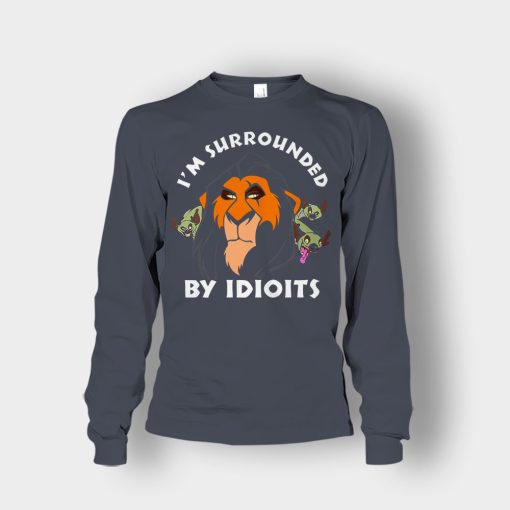 Scar-Surrounded-by-Idiots-The-Lion-King-Disney-Inspired-Unisex-Long-Sleeve-Dark-Heather