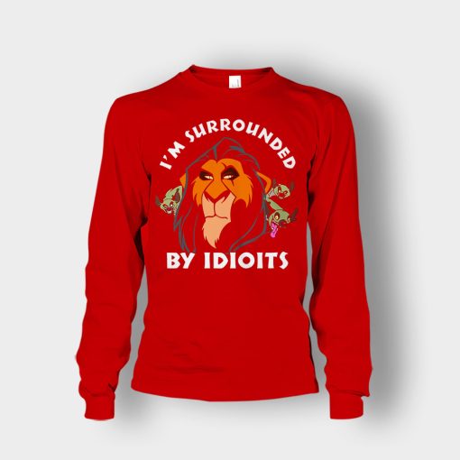 Scar-Surrounded-by-Idiots-The-Lion-King-Disney-Inspired-Unisex-Long-Sleeve-Red
