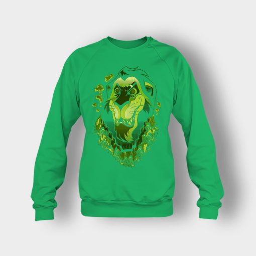Scar-The-Lion-King-Disney-Inspired-Crewneck-Sweatshirt-Irish-Green