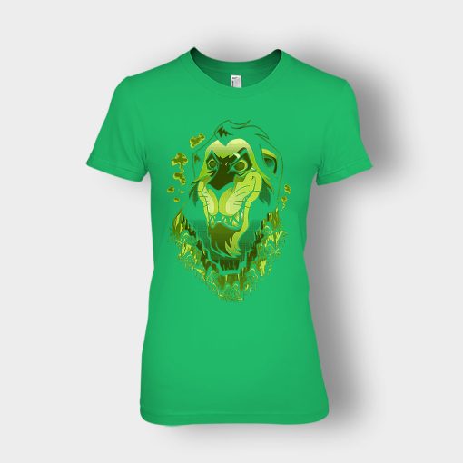Scar-The-Lion-King-Disney-Inspired-Ladies-T-Shirt-Irish-Green