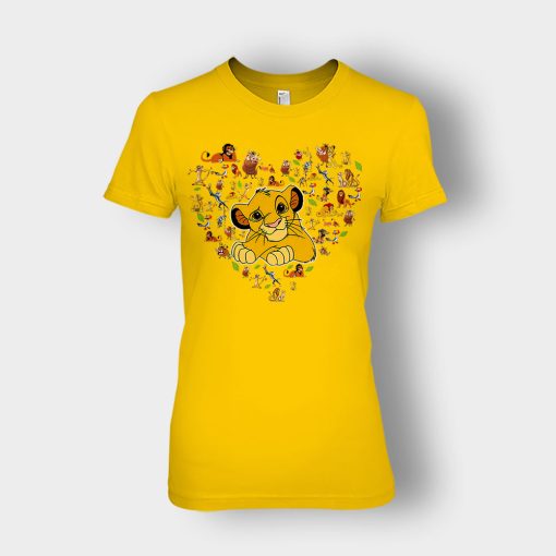 Simba-Love-The-Lion-King-Disney-Inspired-Ladies-T-Shirt-Gold