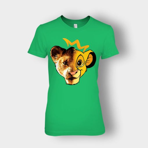 Simba-Old-And-New-Version-The-Lion-King-Disney-Inspired-Ladies-T-Shirt-Irish-Green
