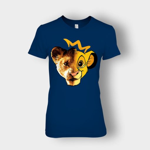 Simba-Old-And-New-Version-The-Lion-King-Disney-Inspired-Ladies-T-Shirt-Navy