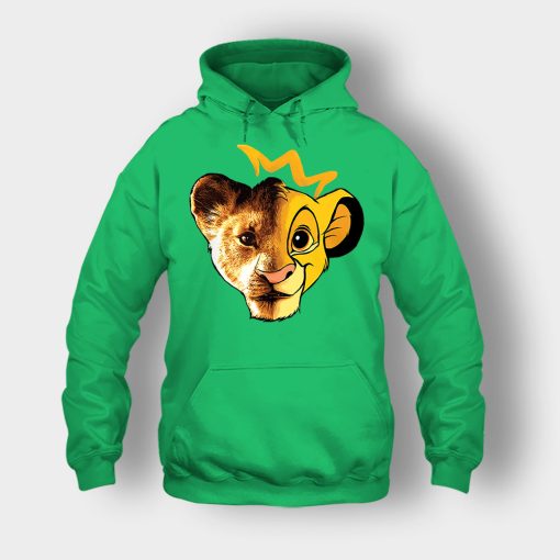 Simba-Old-And-New-Version-The-Lion-King-Disney-Inspired-Unisex-Hoodie-Irish-Green