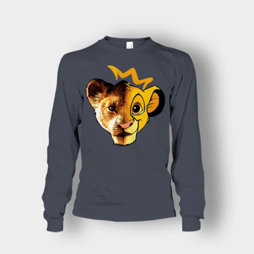 Simba-Old-And-New-Version-The-Lion-King-Disney-Inspired-Unisex-Long-Sleeve-Dark-Heather
