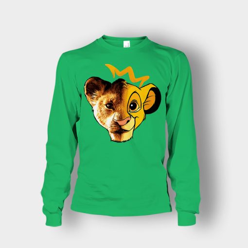 Simba-Old-And-New-Version-The-Lion-King-Disney-Inspired-Unisex-Long-Sleeve-Irish-Green