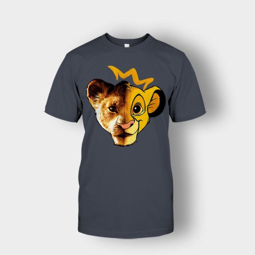 Simba-Old-And-New-Version-The-Lion-King-Disney-Inspired-Unisex-T-Shirt-Dark-Heather