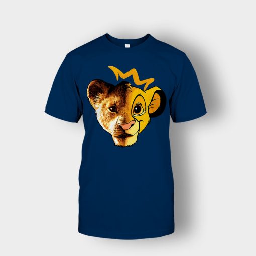 Simba-Old-And-New-Version-The-Lion-King-Disney-Inspired-Unisex-T-Shirt-Navy