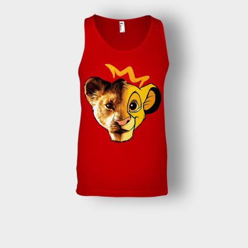 Simba-Old-And-New-Version-The-Lion-King-Disney-Inspired-Unisex-Tank-Top-Red