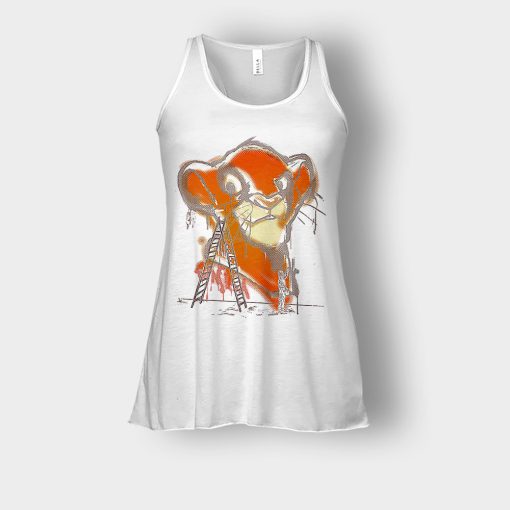 Simbas-Creature-The-Lion-King-Disney-Inspired-Bella-Womens-Flowy-Tank-White