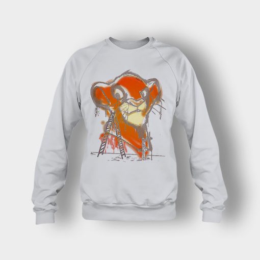 Simbas-Creature-The-Lion-King-Disney-Inspired-Crewneck-Sweatshirt-Ash