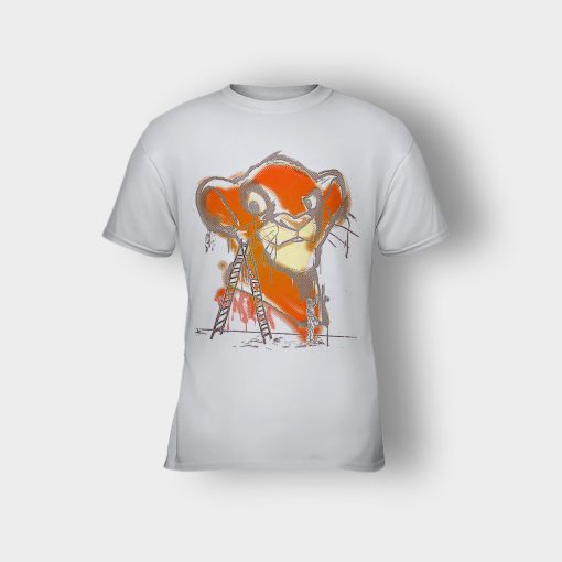 Simbas-Creature-The-Lion-King-Disney-Inspired-Kids-T-Shirt-Ash