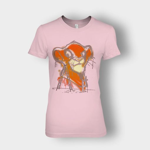 Simbas-Creature-The-Lion-King-Disney-Inspired-Ladies-T-Shirt-Light-Pink