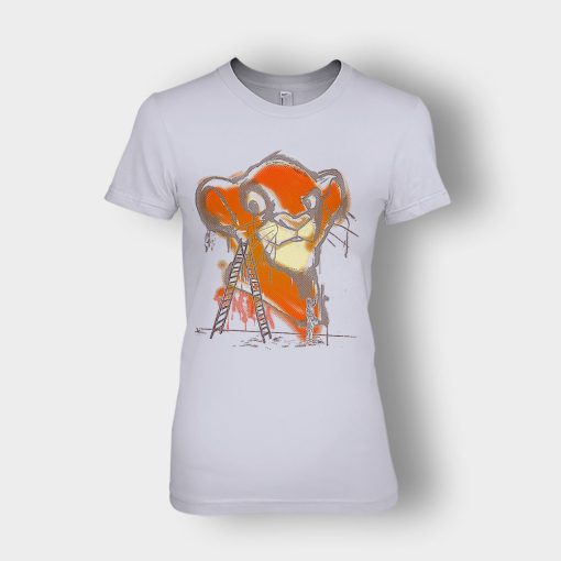 Simbas-Creature-The-Lion-King-Disney-Inspired-Ladies-T-Shirt-Sport-Grey