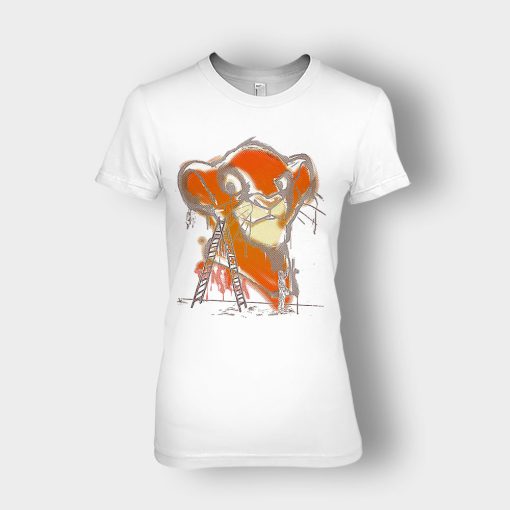 Simbas-Creature-The-Lion-King-Disney-Inspired-Ladies-T-Shirt-White