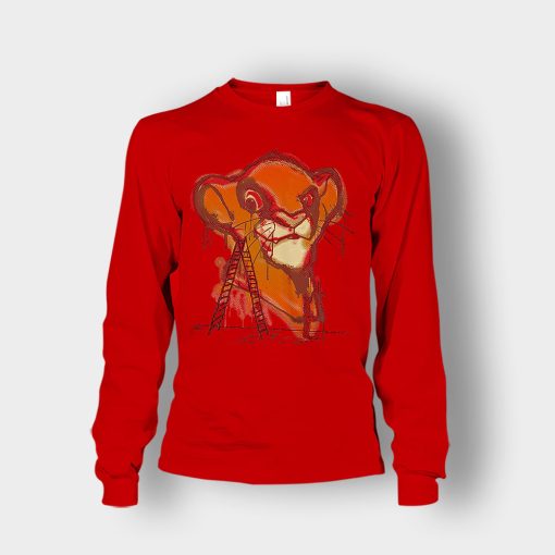 Simbas-Creature-The-Lion-King-Disney-Inspired-Unisex-Long-Sleeve-Red