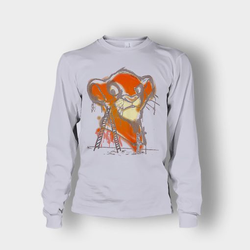 Simbas-Creature-The-Lion-King-Disney-Inspired-Unisex-Long-Sleeve-Sport-Grey