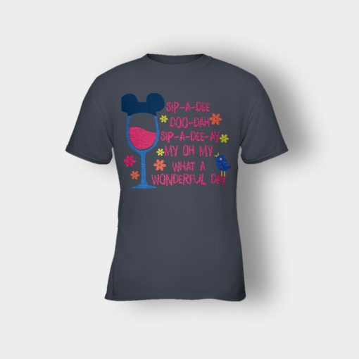 Sip-A-Dee-Doo-Da-Disney-Inspired-Kids-T-Shirt-Dark-Heather