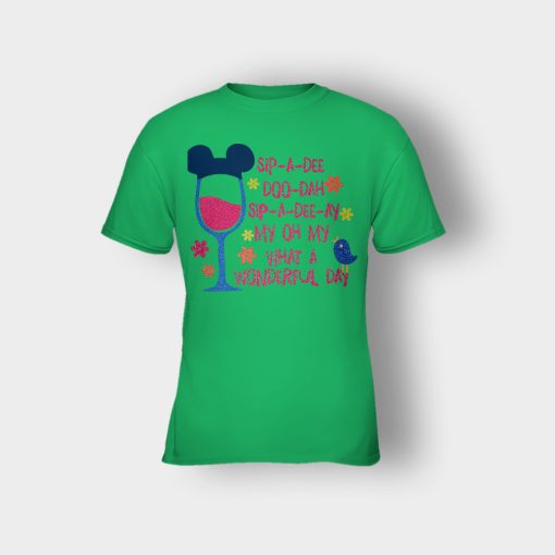Sip-A-Dee-Doo-Da-Disney-Inspired-Kids-T-Shirt-Irish-Green