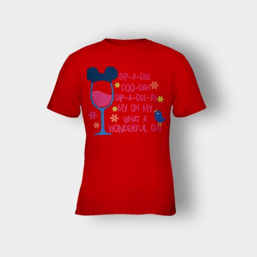 Sip-A-Dee-Doo-Da-Disney-Inspired-Kids-T-Shirt-Red