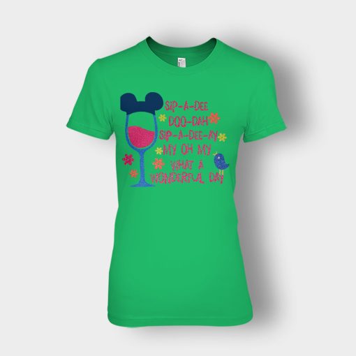 Sip-A-Dee-Doo-Da-Disney-Inspired-Ladies-T-Shirt-Irish-Green