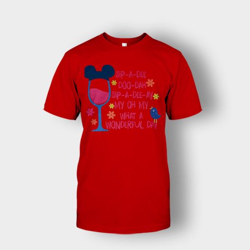Sip-A-Dee-Doo-Da-Disney-Inspired-Unisex-T-Shirt-Red