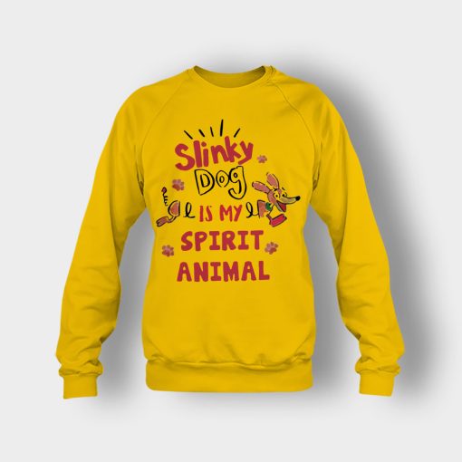 Slinky-Dog-Is-My-Spirit-Animal-Disney-Toy-Story-Crewneck-Sweatshirt-Gold