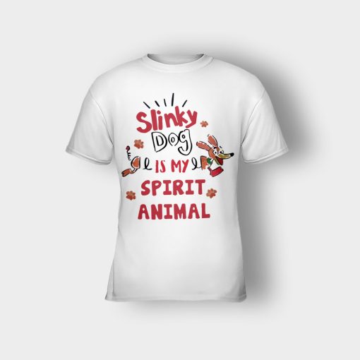 Slinky-Dog-Is-My-Spirit-Animal-Disney-Toy-Story-Kids-T-Shirt-White