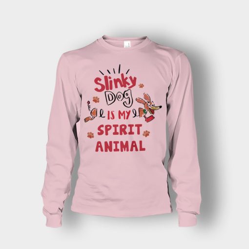 Slinky-Dog-Is-My-Spirit-Animal-Disney-Toy-Story-Unisex-Long-Sleeve-Light-Pink