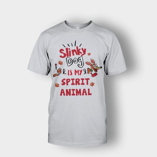 Slinky-Dog-Is-My-Spirit-Animal-Disney-Toy-Story-Unisex-T-Shirt-Ash