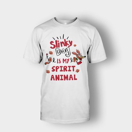 Slinky-Dog-Is-My-Spirit-Animal-Disney-Toy-Story-Unisex-T-Shirt-White